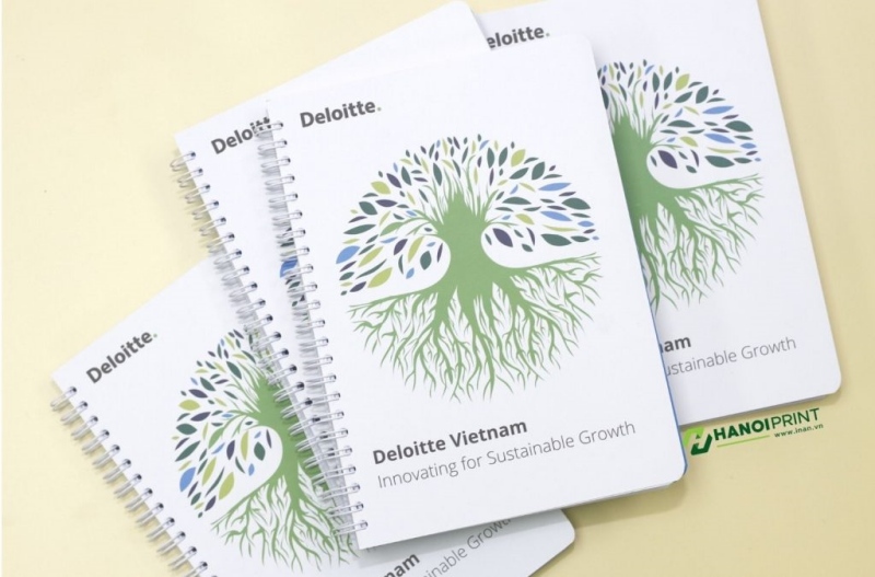 In Hiệp Phú in sổ lò xo cao cấp cho Deloitte – Sự kết hợp của chuyên nghiệp và đẳng cấp