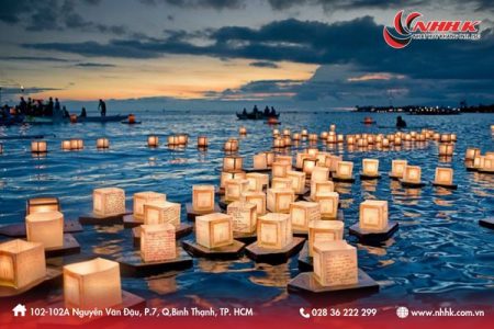 LỄ HỘI THẢ ĐÈN Ở CHIDORIGAFUCHI, TOKYO