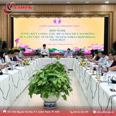 NHẬT HUY KHANG NHẬN BẰNG KHEN CỦA CHỦ TỊCH UBND TỈNH ĐỒNG THÁP VÌ CÓ THÀNH TÍCH XUẤT SẮC TRONG CÔNG TÁC ĐƯA NGƯỜI LAO ĐỘNG ĐI LÀM VIỆC TẠI NƯỚC NGOÀI NĂM 2023