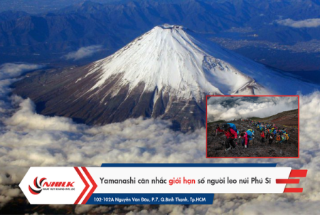 YAMANASHI CÂN NHẮC GIỚI HẠN SỐ NGƯỜI LEO NÚI PHÚ SĨ