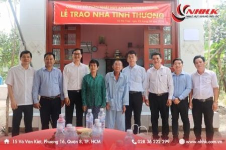 Nhật Huy Khang trao 2 Nhà tình thương tại tỉnh Đồng Tháp