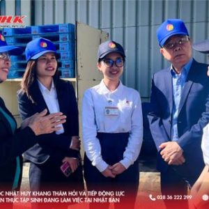 Ban Giám đốc Nhật Huy Khang thăm hỏi và tiếp thêm động lực tới các bạn Thực tập sinh đang làm việc tại Nhật Bản