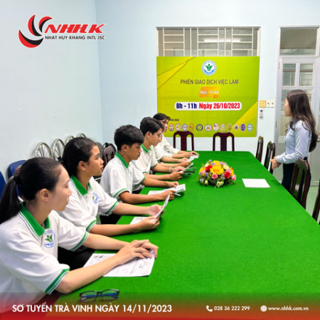 Sơ tuyển đầu vào cho Thực tập sinh Tỉnh Trà Vinh tháng 11/2023