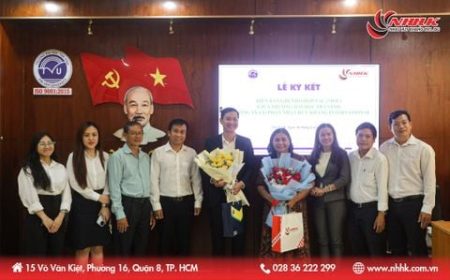 Lễ Ký kết thỏa thuận hợp tác giữa Nhật Huy Khang và Trường Đại học Trà Vinh